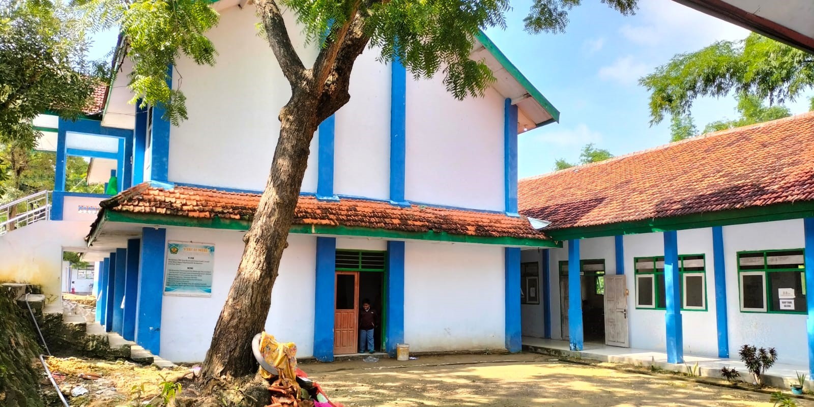 Gambar Sekolah Tampak Tengah