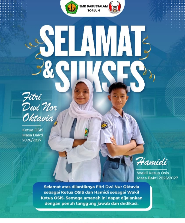 Pelantikan pengurus OSIS masa bakti 2026-2027